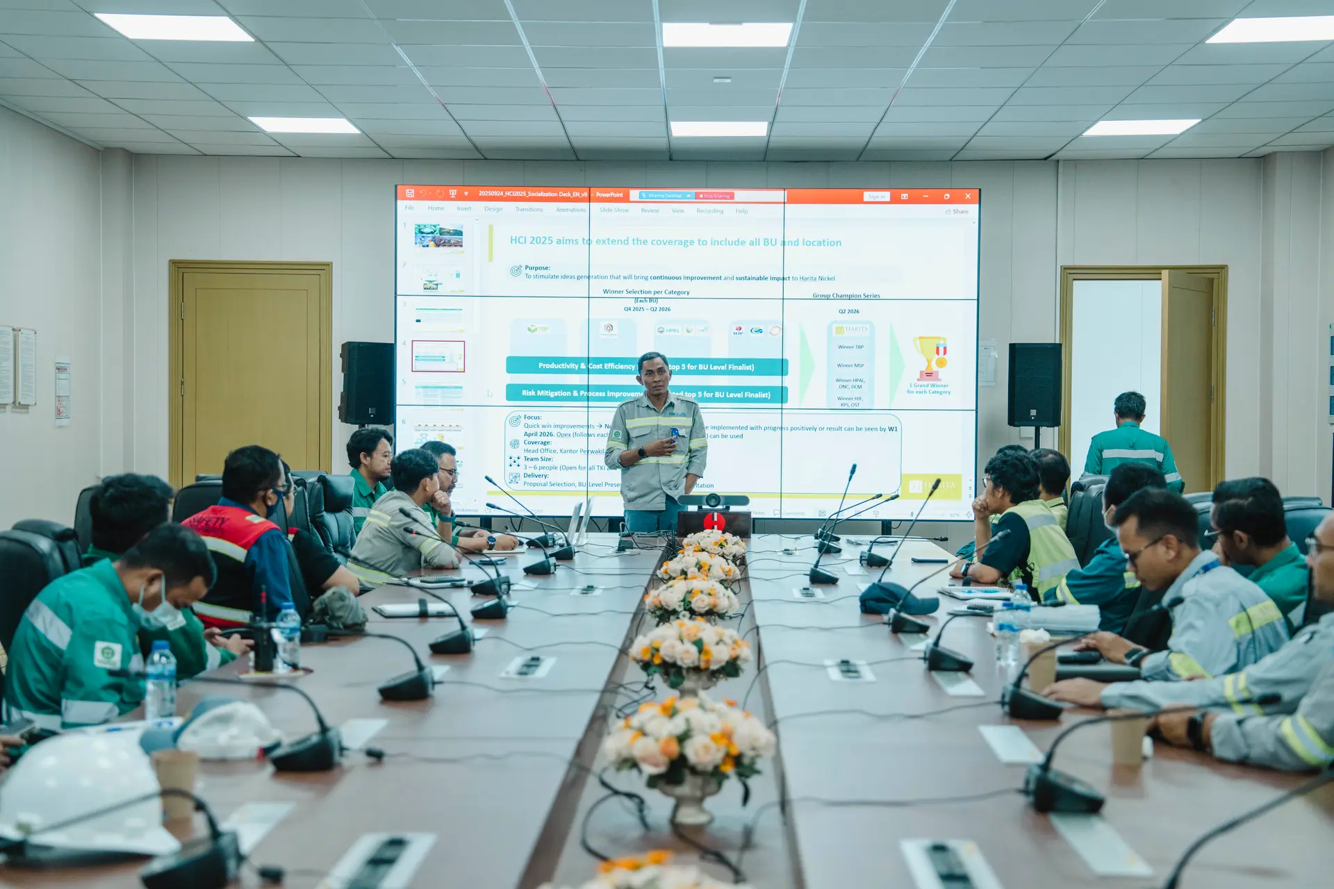 Perkuat Budaya Inovasi, Program HCI Harita Nickel 2025 Wajibkan Mitigasi Risiko Lintas Departemen