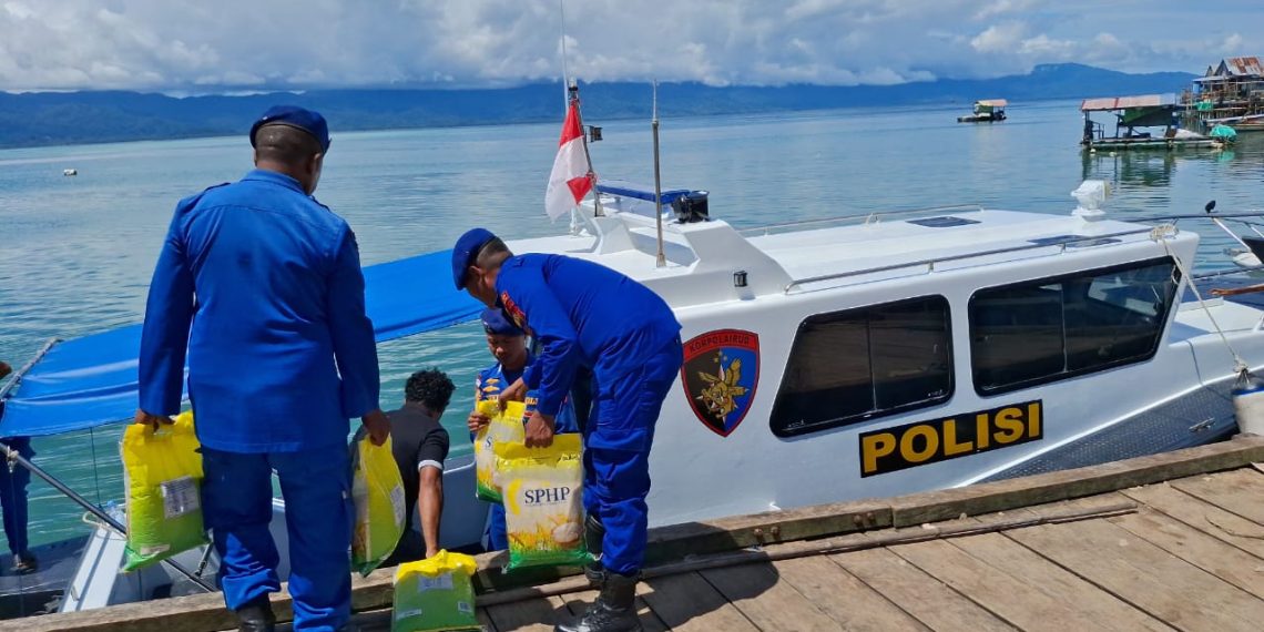 Jaga Stabilitas Pangan, Sat Polairud Sula Gelar Gerakan Pangan Murah untuk Nelayan