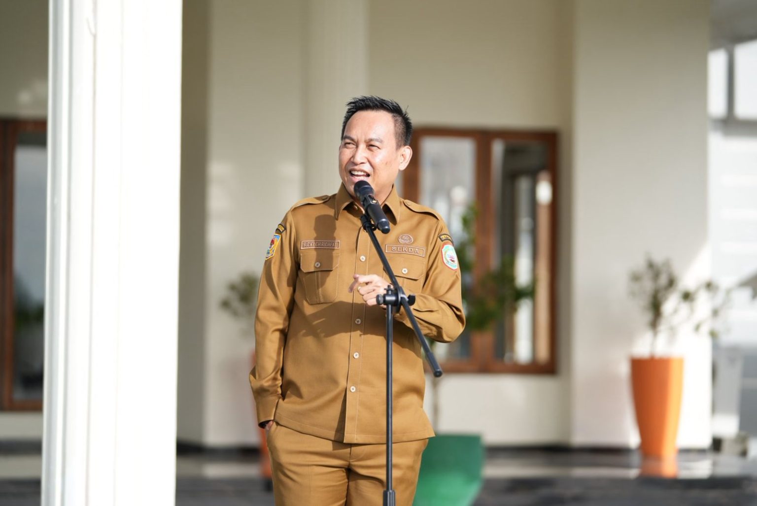 Pimpin Apel, Sekda Haltim Semprot ASN dan Pimpinan OPD Malas