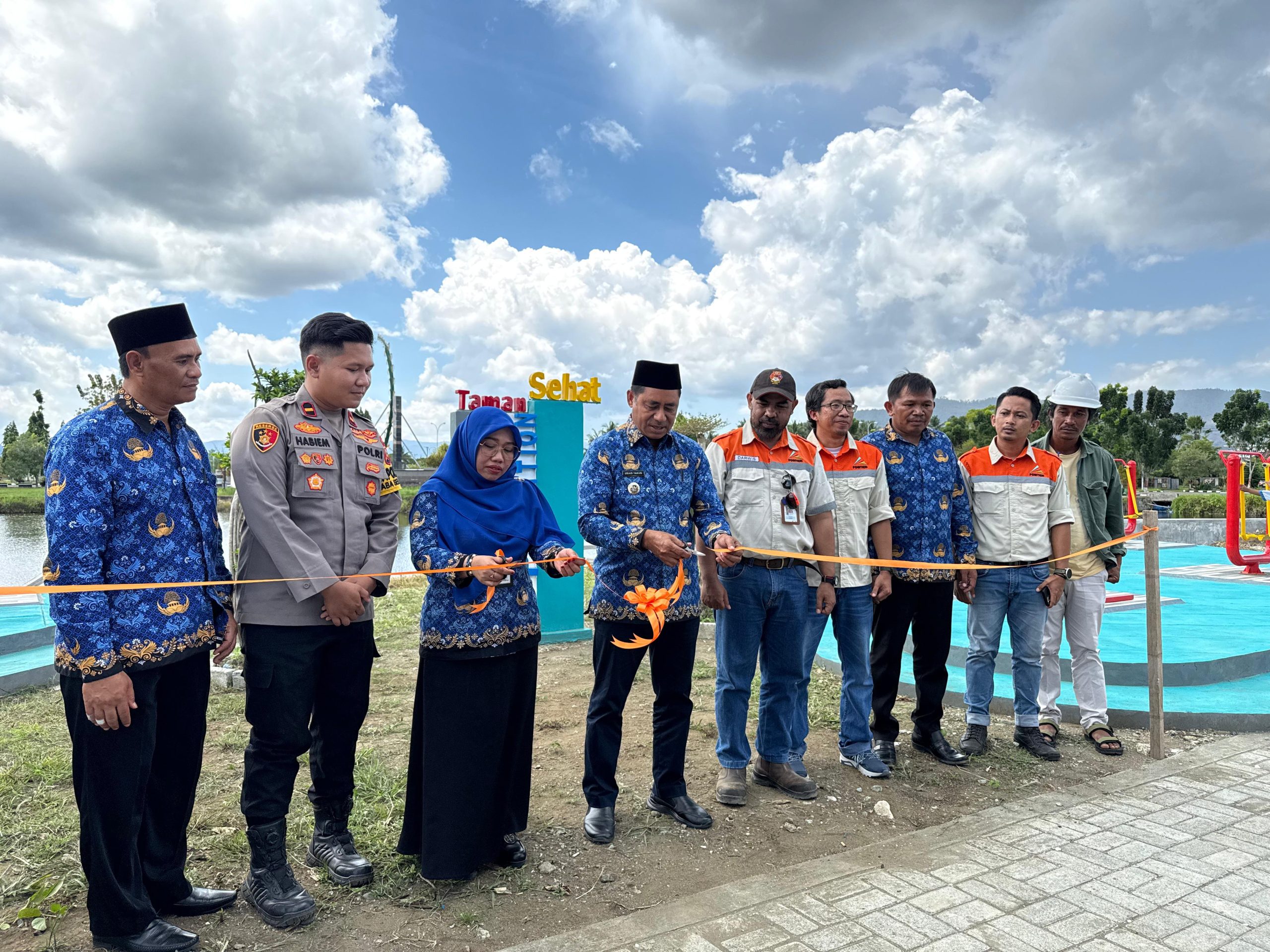 Terima Aset Taman Sehat Position, Bupati Ubaid Apresisasi PT Position