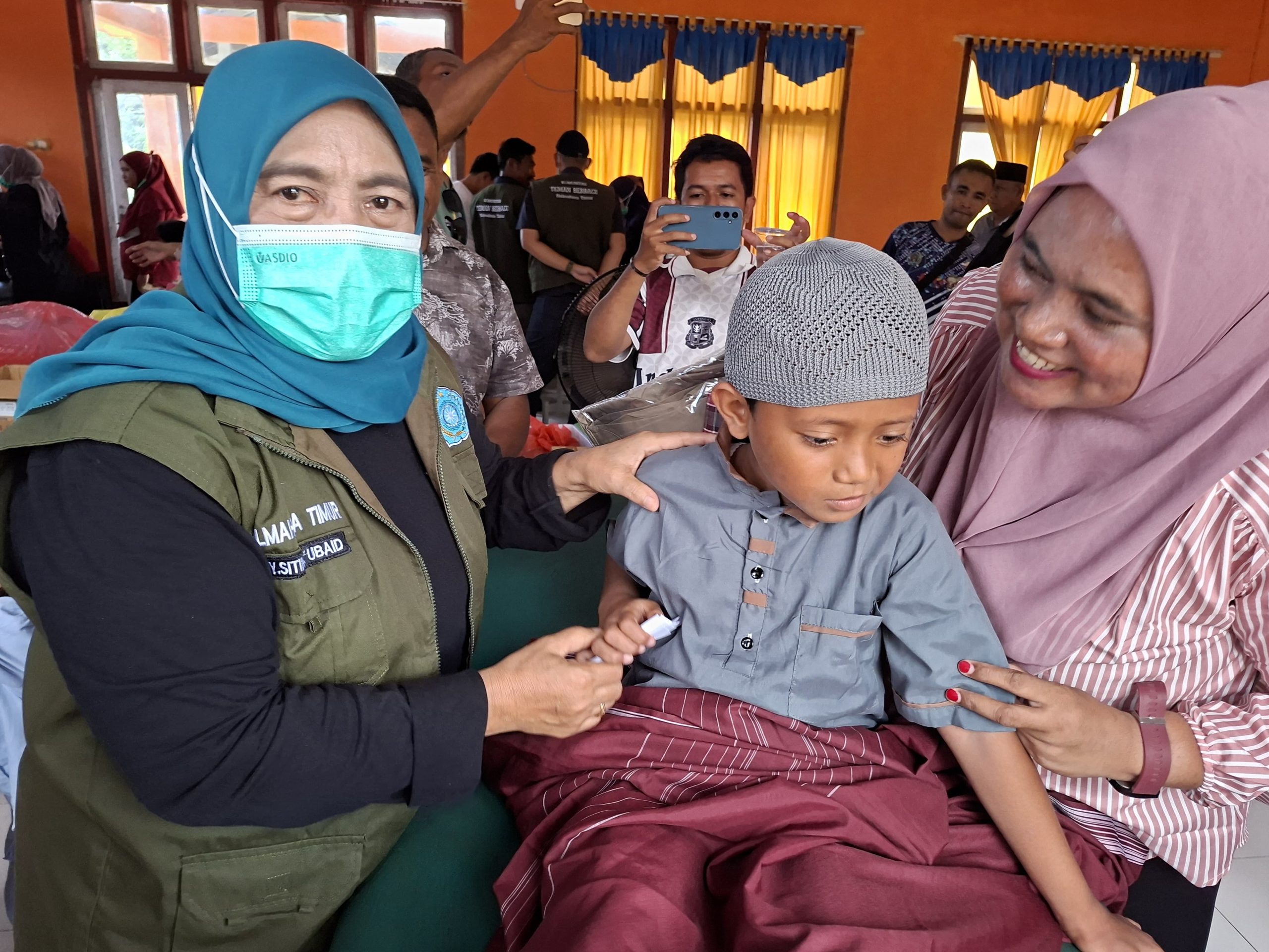 Sambut HUT Haltim Ke 23, PWI, TP PKK Gelar Sunatan Masal Di Wasile Selatan