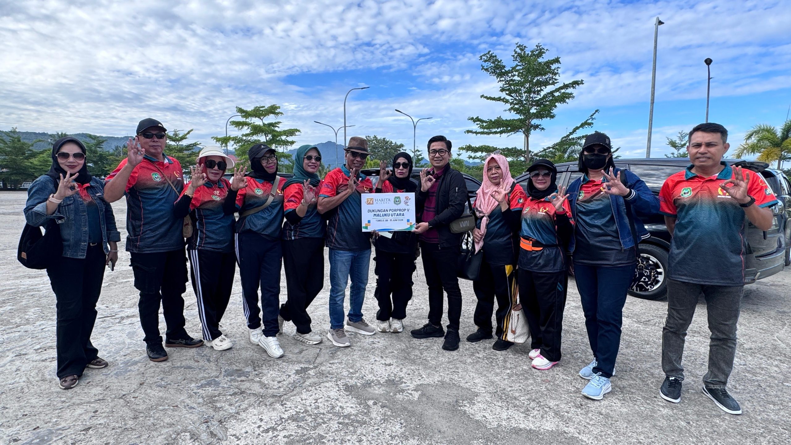 Porprov V Maluku Utara, Harita Nickel Bantu 10 Unit Mobil Operasional