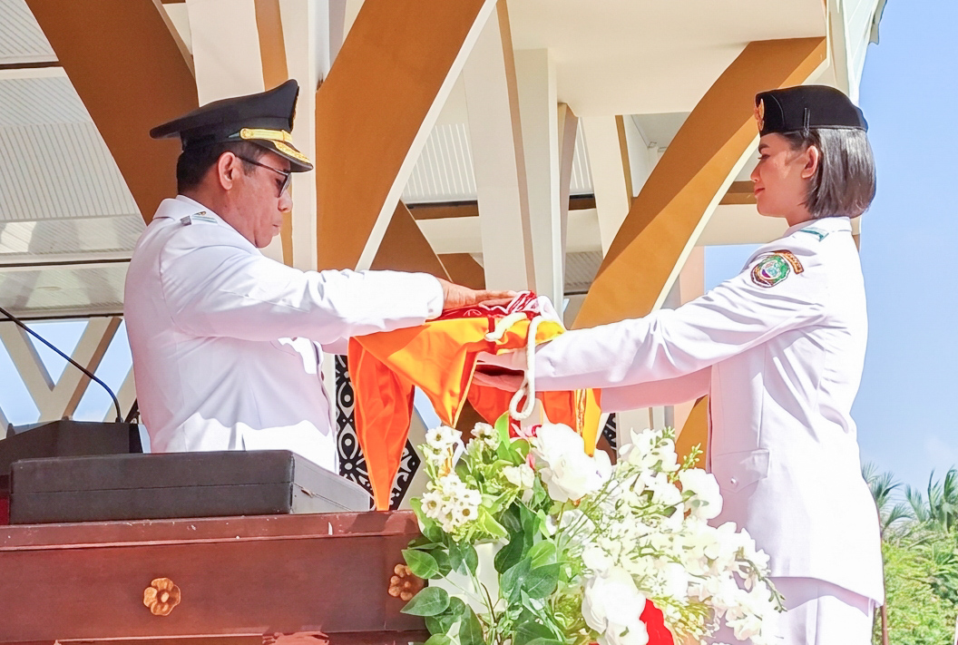 Irup HUT RI Ke-81, Bupati Haltim Minta Peneguhan Semangat Perjuangan