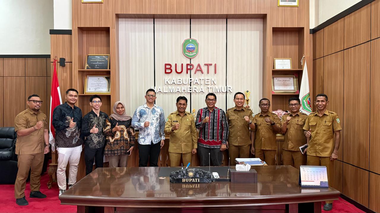 Bupati Haltim Terima Kunjugan BPKRI, Terkait Pengelolaan Dana Operasional Sekolah